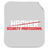 Security Professional Cybersecurity Cyber Hacker Hacking Permanent Decal Sticker