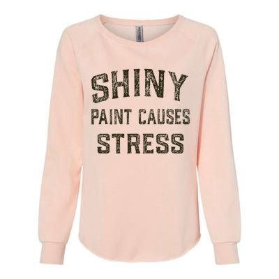 Shiny Paint Causes Stress Rat Rod Rules Automotive Womens California Wash Sweatshirt