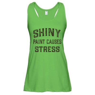 Shiny Paint Causes Stress Rat Rod Rules Automotive Ladies Essential Flowy Tank