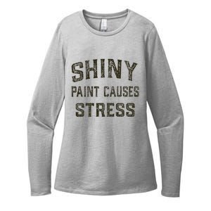 Shiny Paint Causes Stress Rat Rod Rules Automotive Womens CVC Long Sleeve Shirt