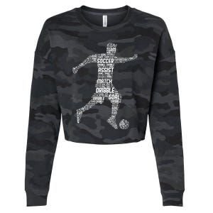 Soccer Player Coach Sports Soccer Cropped Pullover Crew