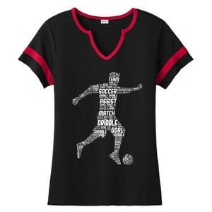 Soccer Player Coach Sports Soccer Ladies Halftime Notch Neck Tee