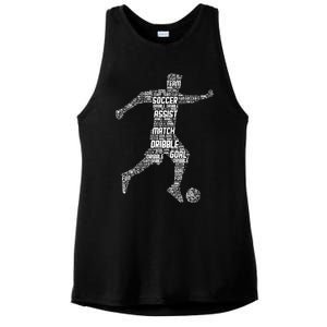 Soccer Player Coach Sports Soccer Ladies PosiCharge Tri-Blend Wicking Tank