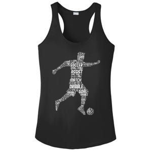 Soccer Player Coach Sports Soccer Ladies PosiCharge Competitor Racerback Tank