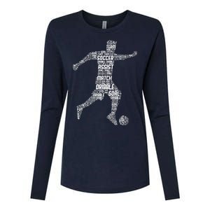 Soccer Player Coach Sports Soccer Womens Cotton Relaxed Long Sleeve T-Shirt