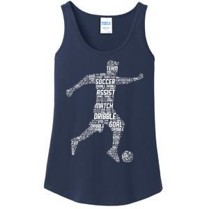 Soccer Player Coach Sports Soccer Ladies Essential Tank