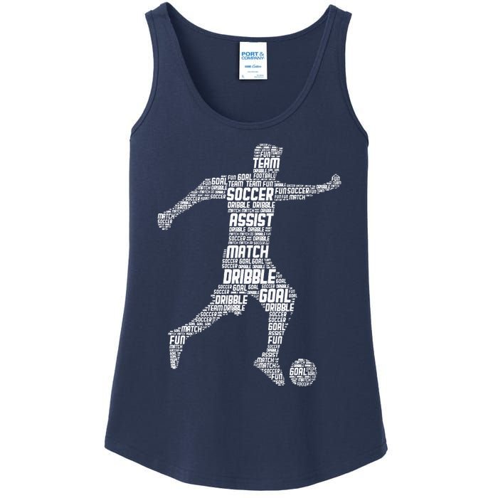 Soccer Player Coach Sports Soccer Ladies Essential Tank