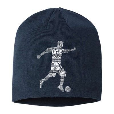 Soccer Player Coach Sports Soccer Sustainable Beanie