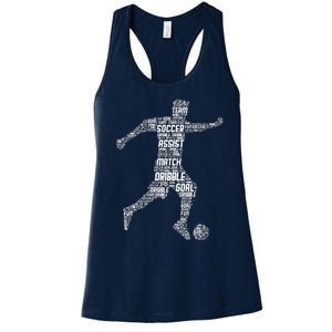 Soccer Player Coach Sports Soccer Women's Racerback Tank