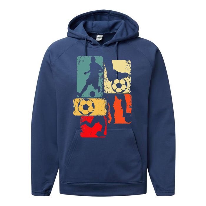 Soccer Player Coach Sports Soccer Performance Fleece Hoodie