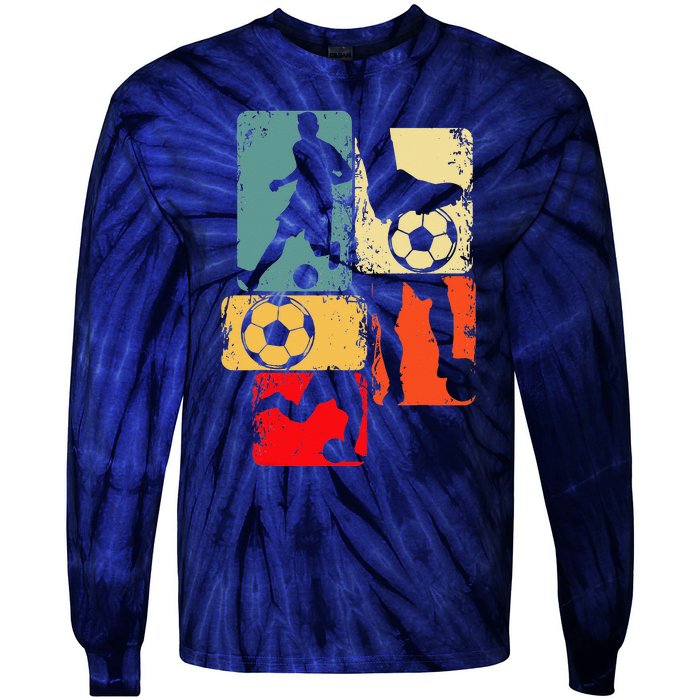 Soccer Player Coach Sports Soccer Tie-Dye Long Sleeve Shirt