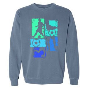 Soccer Player Coach Sports Soccer Garment-Dyed Sweatshirt