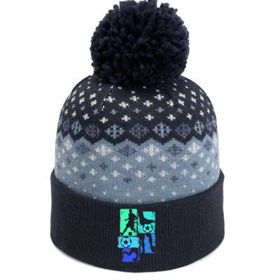 Soccer Player Coach Sports Soccer The Baniff Cuffed Pom Beanie