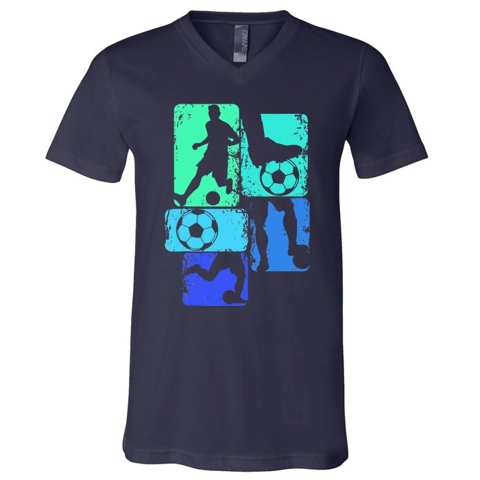 Soccer Player Coach Sports Soccer V-Neck T-Shirt