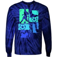 Soccer Player Coach Sports Soccer Tie-Dye Long Sleeve Shirt