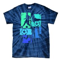 Soccer Player Coach Sports Soccer Tie-Dye T-Shirt