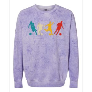 Soccer Player Coach Sports Soccer Colorblast Crewneck Sweatshirt