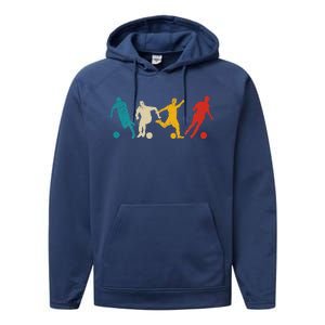 Soccer Player Coach Sports Soccer Performance Fleece Hoodie