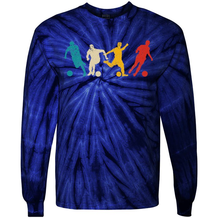 Soccer Player Coach Sports Soccer Tie-Dye Long Sleeve Shirt