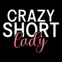 Short People Crazy Short Lady funny sayings Impact Tech Backpack