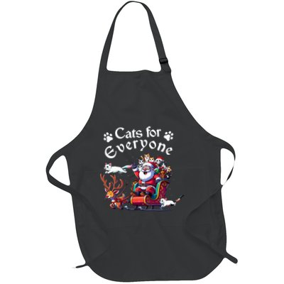 Santa's Purring Crew Cat Lovers Christmas Delight  Apron