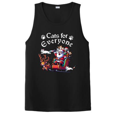 Santa's Purring Crew Cat Lovers Christmas Delight  PosiCharge Competitor Tank