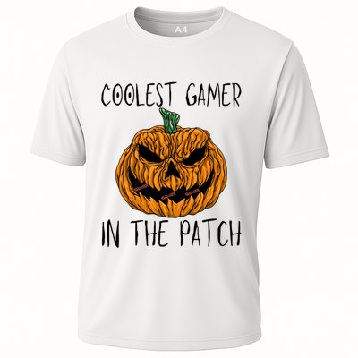 Scary Pumpkin Coolest Gamer In The Patch Halloween Vibe Great Gift Performance Shirt
