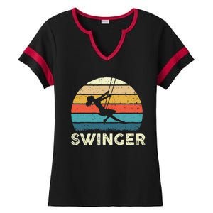 Swinger Polyamory Couple Swapping Swing Swinging Ladies Halftime Notch Neck Tee