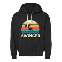 Swinger Polyamory Couple Swapping Swing Swinging Garment-Dyed Fleece Hoodie