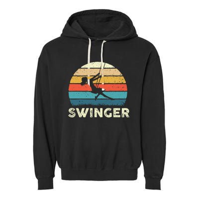 Swinger Polyamory Couple Swapping Swing Swinging Garment-Dyed Fleece Hoodie