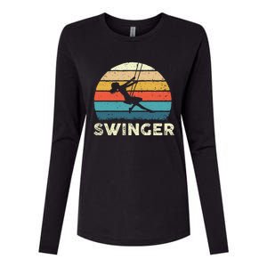 Swinger Polyamory Couple Swapping Swing Swinging Womens Cotton Relaxed Long Sleeve T-Shirt