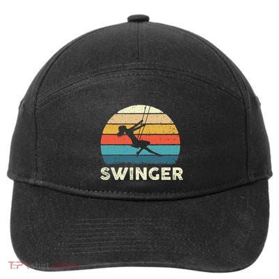 Swinger Polyamory Couple Swapping Swing Swinging 7-Panel Snapback Hat