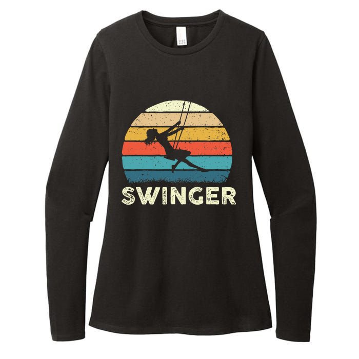 Swinger Polyamory Couple Swapping Swing Swinging Womens CVC Long Sleeve Shirt