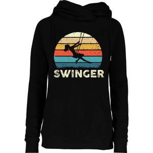 Swinger Polyamory Couple Swapping Swing Swinging Womens Funnel Neck Pullover Hood