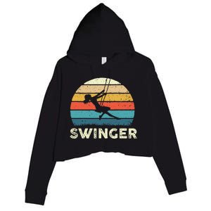 Swinger Polyamory Couple Swapping Swing Swinging Crop Fleece Hoodie