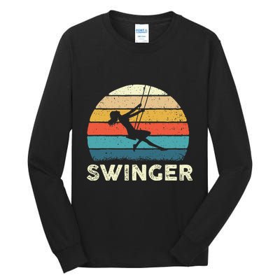 Swinger Polyamory Couple Swapping Swing Swinging Tall Long Sleeve T-Shirt