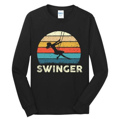 Swinger Polyamory Couple Swapping Swing Swinging Tall Long Sleeve T-Shirt