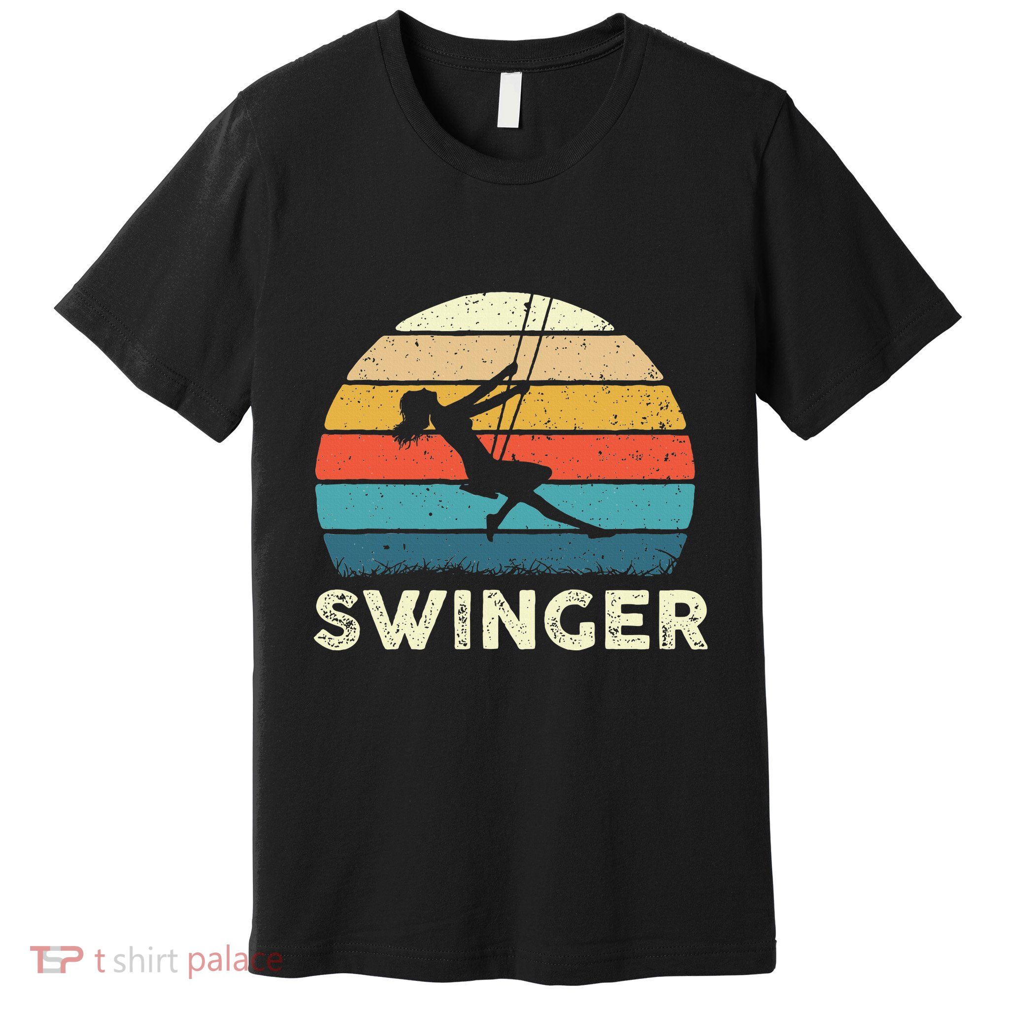 Swinger Polyamory Couple Swapping Swing Swinging Premium T-Shirt