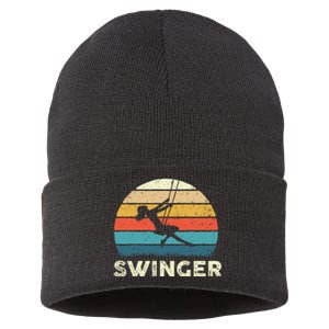 Swinger Polyamory Couple Swapping Swing Swinging Sustainable Knit Beanie