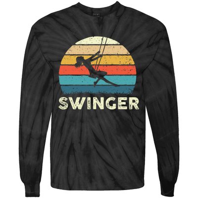 Swinger Polyamory Couple Swapping Swing Swinging Tie-Dye Long Sleeve Shirt