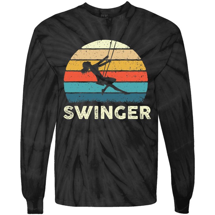 Swinger Polyamory Couple Swapping Swing Swinging Tie-Dye Long Sleeve Shirt