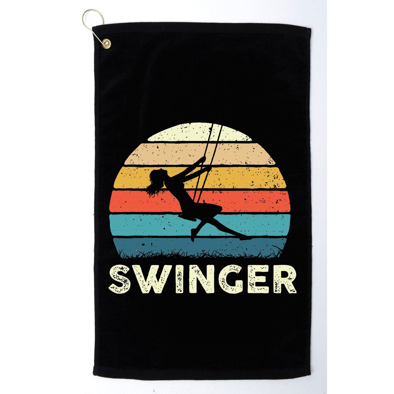 Swinger Polyamory Couple Swapping Swing Swinging Golf Towel