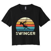 Swinger Polyamory Couple Swapping Swing Swinging Women's Crop Top Tee