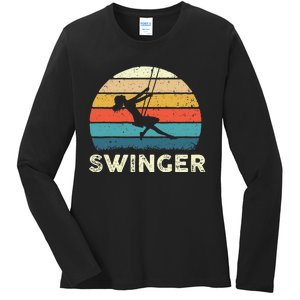 Swinger Polyamory Couple Swapping Swing Swinging Ladies Long Sleeve Shirt