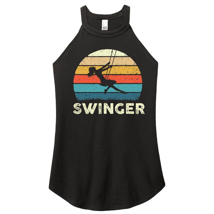 Swinger Polyamory Couple Swapping Swing Swinging Women's Perfect Tri Rocker Tank