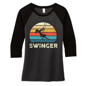 Swinger Polyamory Couple Swapping Swing Swinging Women's Tri-Blend 3/4-Sleeve Raglan Shirt