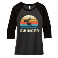 Swinger Polyamory Couple Swapping Swing Swinging Women's Tri-Blend 3/4-Sleeve Raglan Shirt