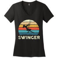 Swinger Polyamory Couple Swapping Swing Swinging Women's V-Neck T-Shirt