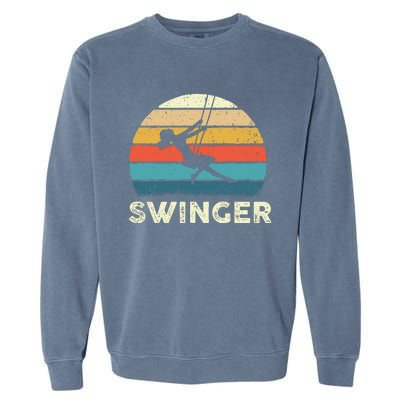 Swinger Polyamory Couple Swapping Swing Swinging Garment-Dyed Sweatshirt