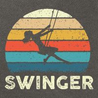 Swinger Polyamory Couple Swapping Swing Swinging Cotton Canvas Backpack